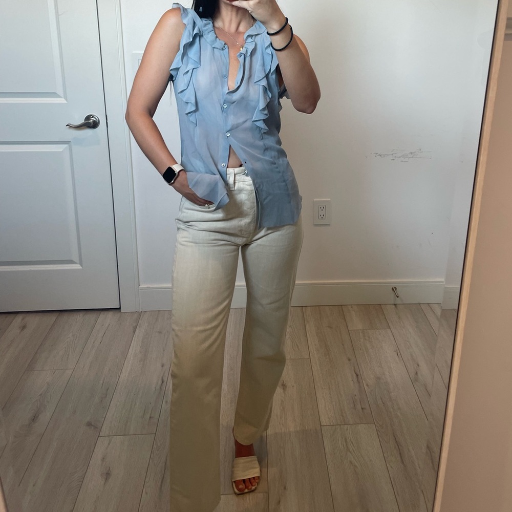 Babaton Aritzia Silk Top